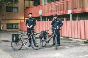Patrol Guards On bikes
